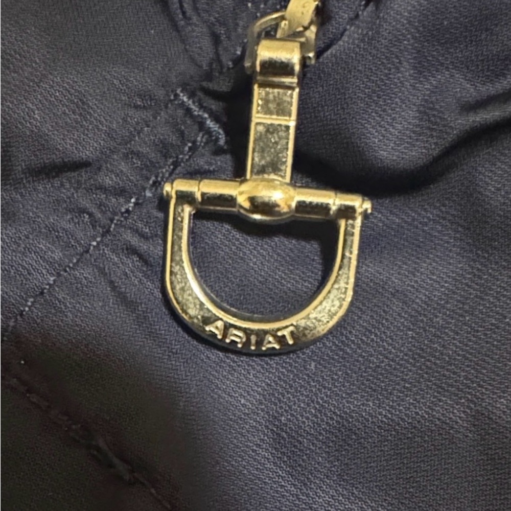 Ariat Navy Reversible Windbreaker Jacket - Large - Picture 12 of 15